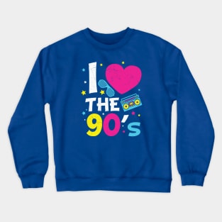 I Love the 90s // I Heart the 90s Crewneck Sweatshirt